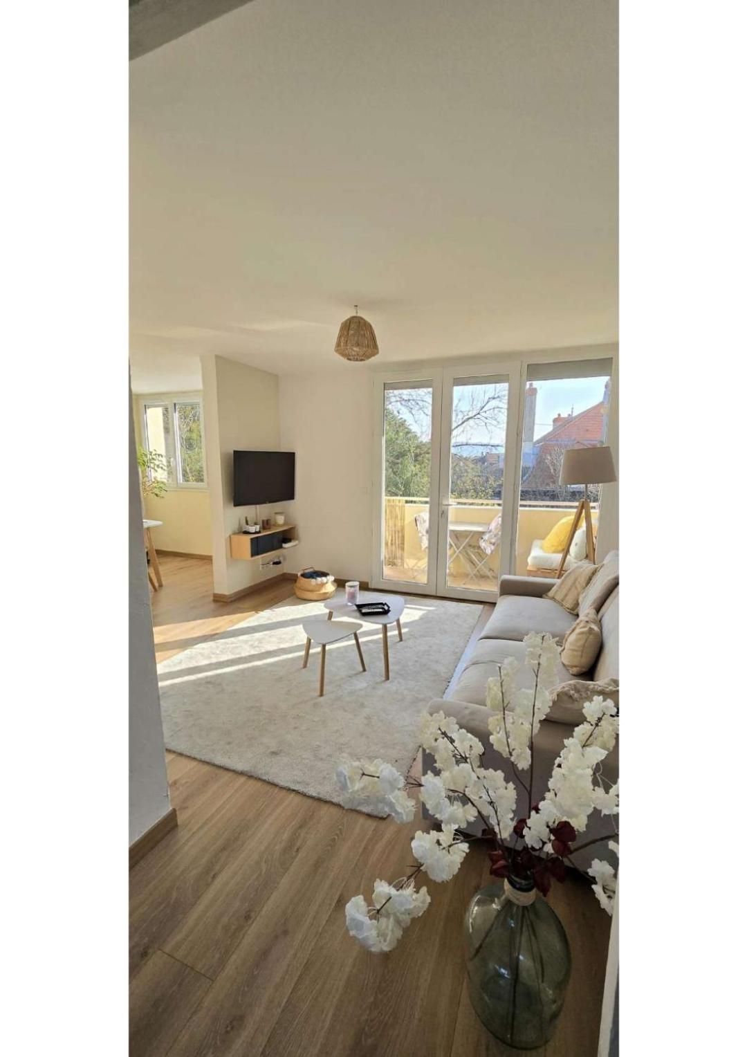 Apartament Superbe T3 Cosy, Parking Gratuit + Balcon Riom Zewnętrze zdjęcie